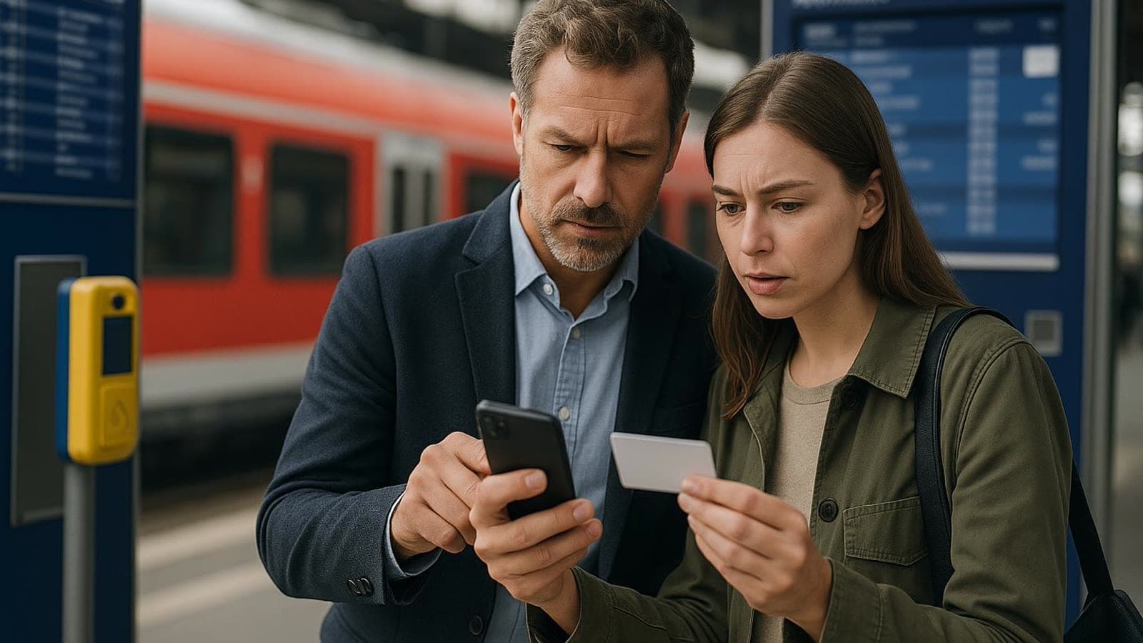 10 Vorteile des Deutschlandtickets auf dem Handy vs Chipkarte