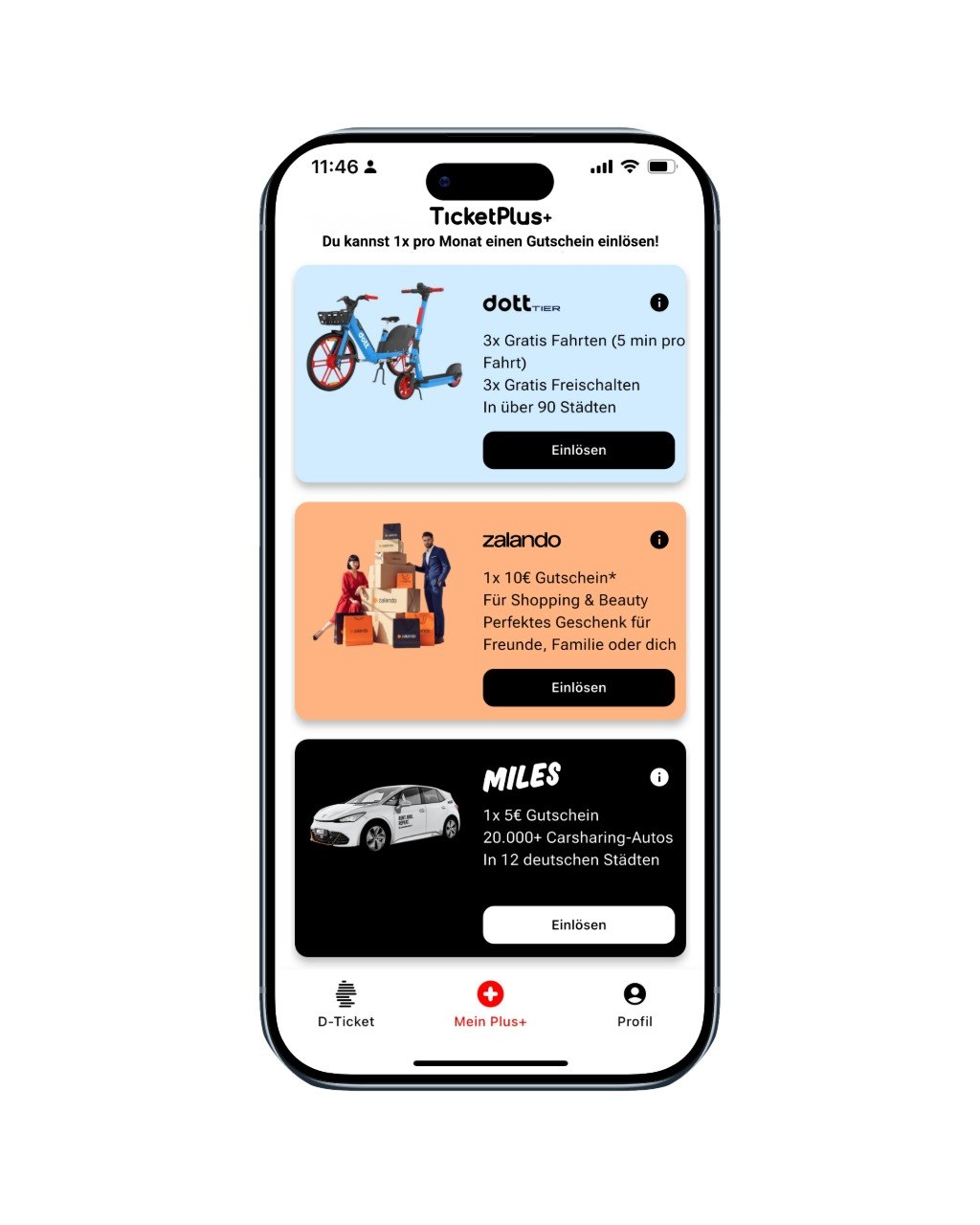 TicketPlus+ App – D-Ticket mit Pausetaste und Voucher