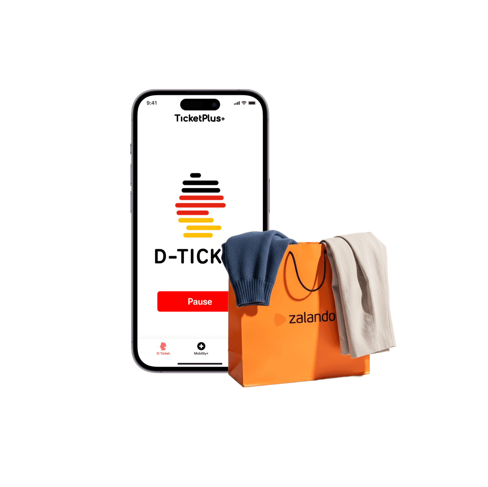 Kooperation AllRide und Zalando: Alle Deutschlandticket-Nutzer erhalten ab sofort 10 % Rabatt